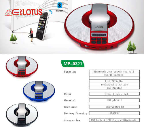 Everlotus Bluetooth Speaker MP-0321