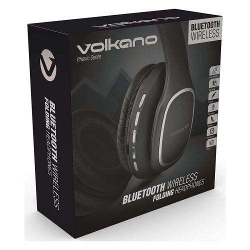 Volkano Phonic Series Bluetooth Headphones-BLACK