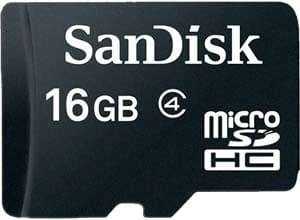 SanDisk - microSDHC Card with Adapter - 16GB