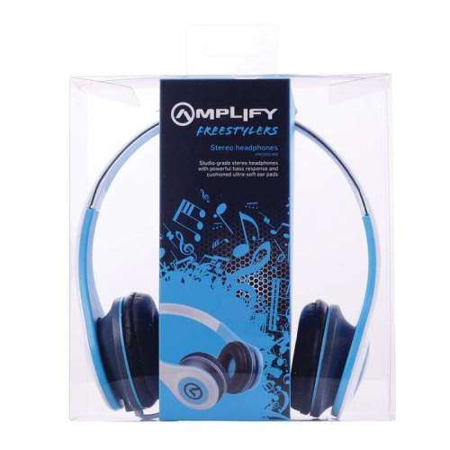 Amplify Freestylers Headphones - White/Blue