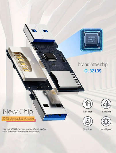 1 pc USB 2.0 SD SD Card Reader , Micro-sd Card To USB Adapter FoCamera Memory Card Readers , Card Re