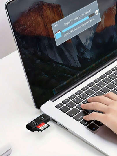 1 pc USB 2.0 SD SD Card Reader , Micro-sd Card To USB Adapter FoCamera Memory Card Readers , Card Re