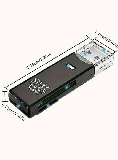 1 pc USB 2.0 SD SD Card Reader , Micro-sd Card To USB Adapter FoCamera Memory Card Readers , Card Re