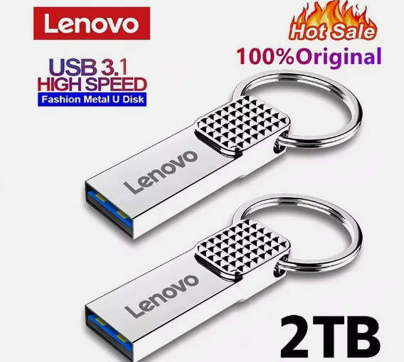 Lenovo USB 2TB OTG Metal USB 3.1 Pen Drive Key 2TB High Speed Pen drive