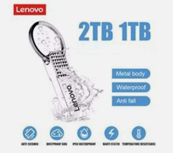 Lenovo USB 2TB OTG Metal USB 3.1 Pen Drive Key 2TB High Speed Pen drive