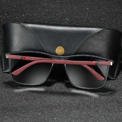 Sturdy And Lightweight Tr90 Frame Eyeglasses, Latest Fashion Retro Square Unisex Polarized Sunglasse