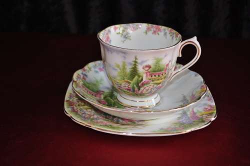 Royal Albert "Kentish Rockery" Trio
