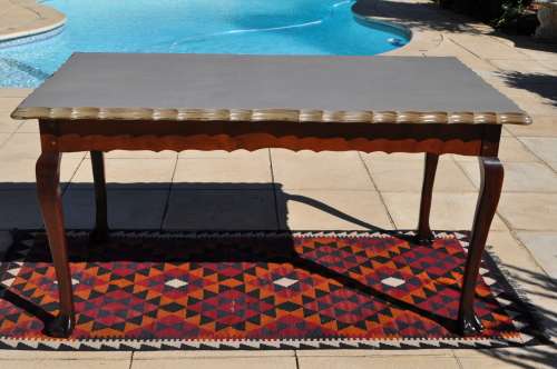 Imbuia Ball & Claw Painted Dining Table  --  Collections Only!!!