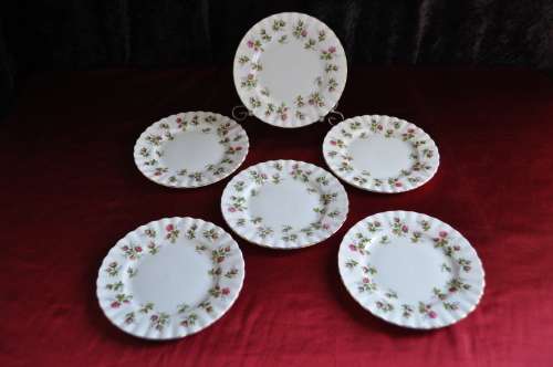 Royal Albert "Winsome" 6 x Cake Plates.