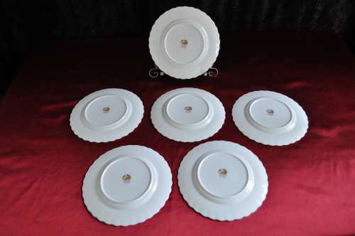 Royal Albert "Lenora" 6 x Cake Plates.