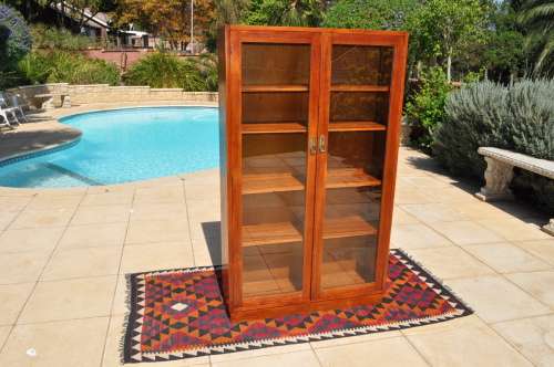 Burmese Teak Bookcase ---   Collections Only!!!