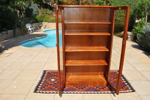 Burmese Teak Bookcase ---   Collections Only!!!
