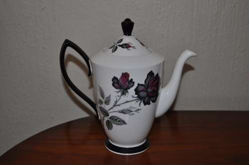 Royal Albert "Masquerade" Coffee Pot.  ---   Collections or Courier Please!!!!