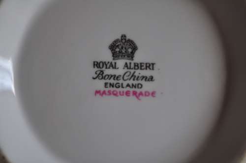 Royal Albert "Masquerade" Coffee Pot.  ---   Collections or Courier Please!!!!