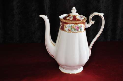 Royal Albert "Lady Hamilton" Coffee Set  --  Collections or Courier Please!!!!
