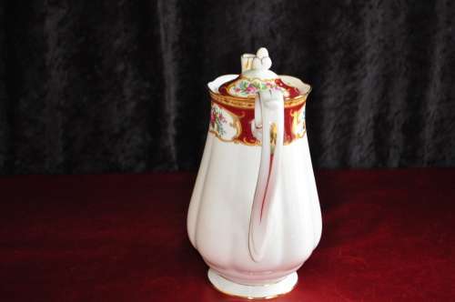 Royal Albert "Lady Hamilton" Coffee Set  --  Collections or Courier Please!!!!