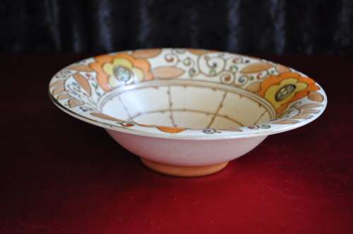 Bursley-Ware Charlotte Rhead Fruit/Salad Bowl.