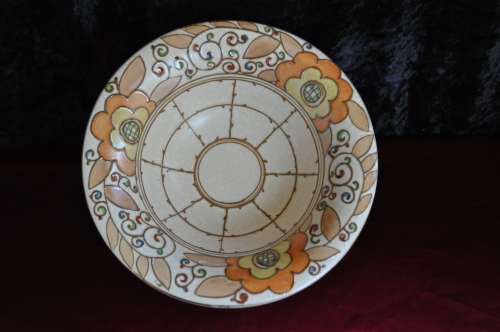 Bursley-Ware Charlotte Rhead Fruit/Salad Bowl.