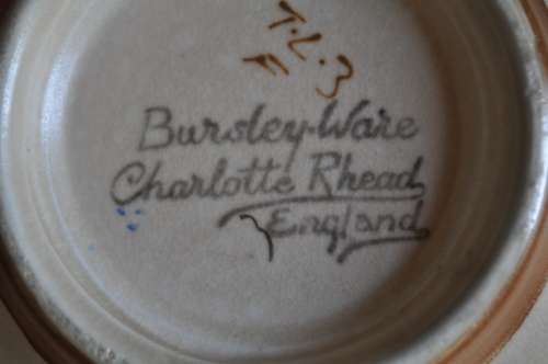Bursley-Ware Charlotte Rhead Fruit/Salad Bowl.