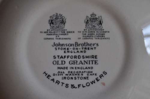 Johnson Bros. "Hearts & Flowers" 21 Piece Tea Set  --  Courier or Collection Please!!!