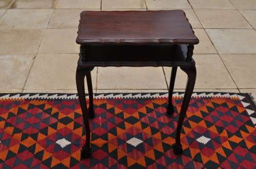 Imbuia Ball & Claw 2 Tier Side Table  --  Collections Only!!!!