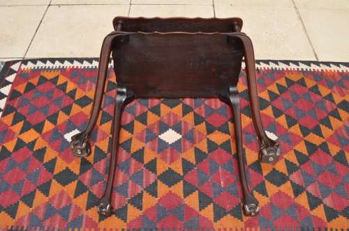 Imbuia Ball & Claw 2 Tier Side Table  --  Collections Only!!!!
