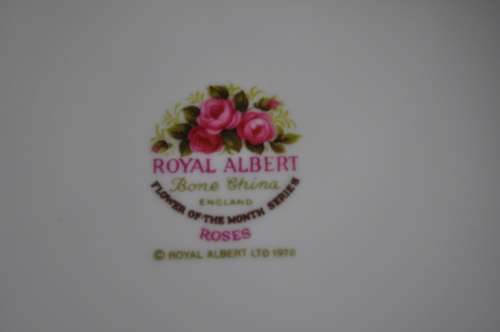 Royal Albert Flower Of The Month June "Roses" Trio
