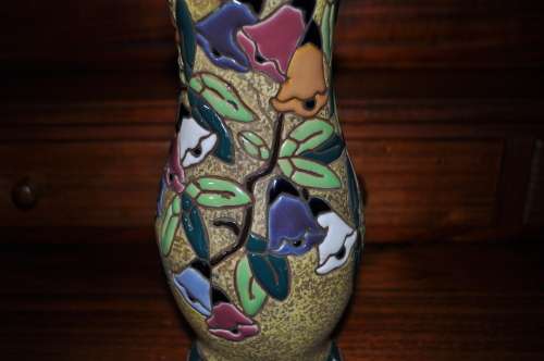 A Pair Of Amphora Vases Made In Czecho-Slovakia.