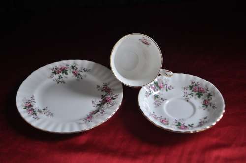 Royal Albert "Lavender Rose" Tea Trio  ---  See Description Please!!!