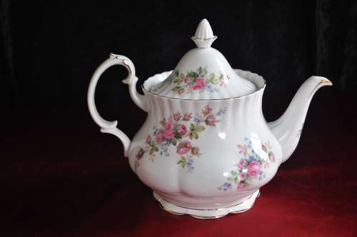Royal Albert "Moss Rose" 40 Piece Tea Set --  Collections or Courier Please!!!