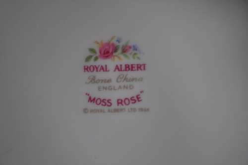Royal Albert "Moss Rose" 40 Piece Tea Set --  Collections or Courier Please!!!