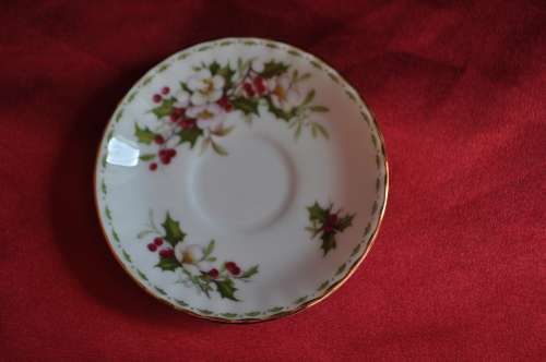 Royal Albert Miniature Flower Of The Month December "Christmas Rose" Duo