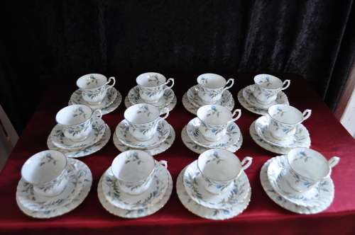 Royal Albert `Brigadoon` 40 Piece Tea Set.