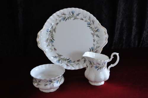 Royal Albert `Brigadoon` 40 Piece Tea Set.