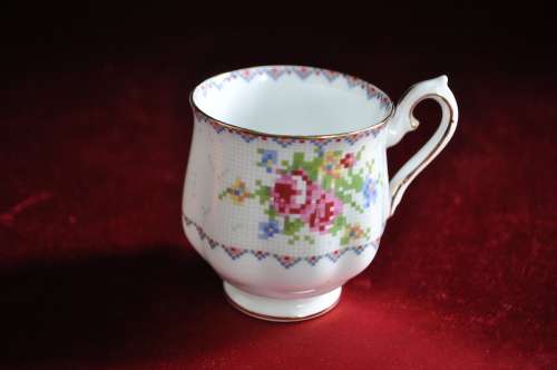 Royal Albert "Petit Point" Coffee Duo