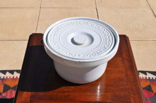 Commode With Porcelain Bucket    -----    Collections Only!!