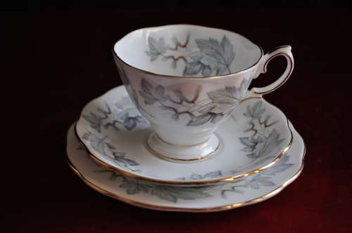 Royal Albert "Silver Maple" 39 Piece Tea Set  --  Collections or Courier Please!!