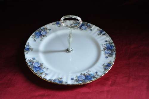 Royal Albert "Moonlight Rose" Biscuit Plate.
