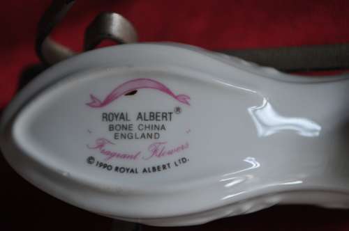 Royal Albert "Fragrant Flowers" Shoe Ornament