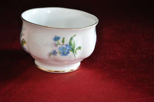 Royal Albert "Forget-Me-Not" Coffee Sugar Bowl