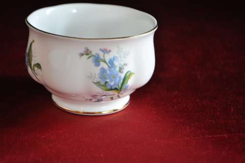 Royal Albert "Forget-Me-Not" Coffee Sugar Bowl