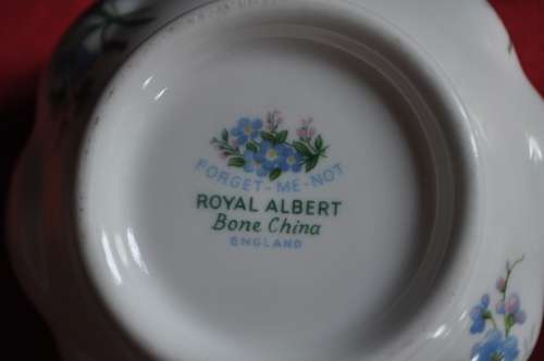 Royal Albert "Forget-Me-Not" Coffee Sugar Bowl