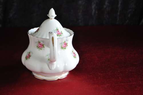 Royal Albert "Forget-Me-Not Rose" Tea For Two  --  Collections or Courier Please!