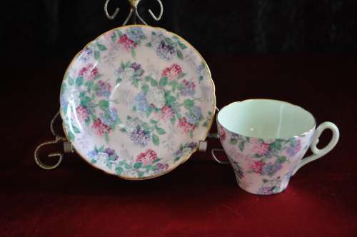 Shelley "Summer Glory" 13 Piece Coffee Set.       -      Collection or Courier Please!