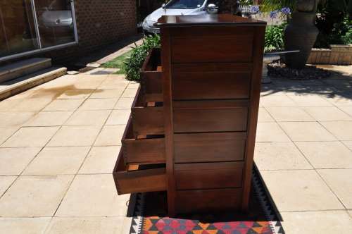 Teak Two Over Four Chest Of Drawers.    ----    Collections Only!!