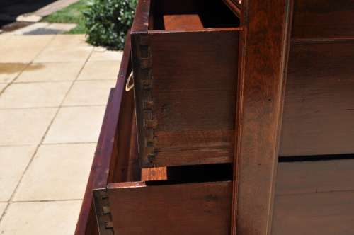 Teak Two Over Four Chest Of Drawers.    ----    Collections Only!!