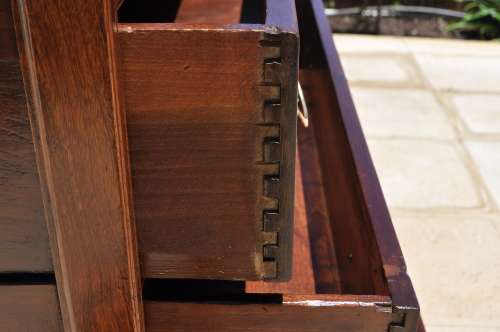 Teak Two Over Four Chest Of Drawers.    ----    Collections Only!!