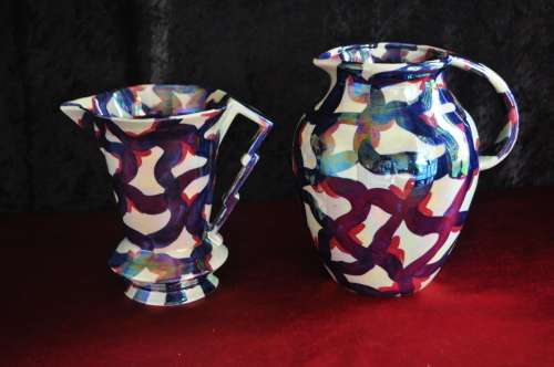 H&K Tunstall Art Deco Pitchers x 2