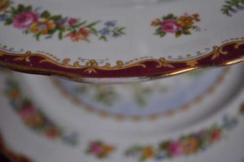 Royal Albert "Chelsea Bird" 3 Tier Cake Stand.