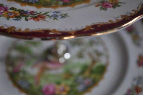 Royal Albert "Chelsea Bird" 3 Tier Cake Stand.